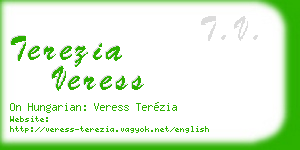 terezia veress business card