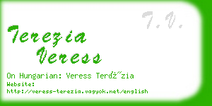 terezia veress business card